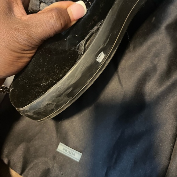Prada velvet sneakers size 7. - Picture 5 of 5